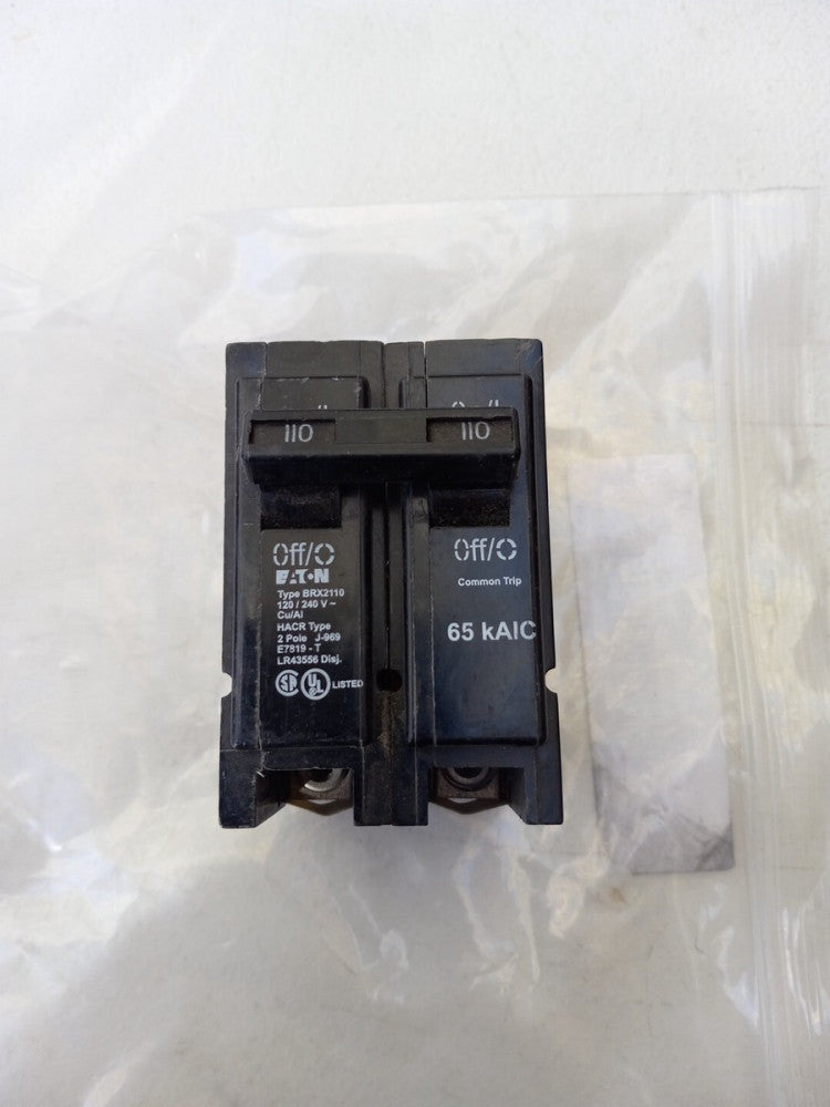 Eaton BRX2110 Arc Fault BR 2P 110A 240V 50/60Hz Breaker