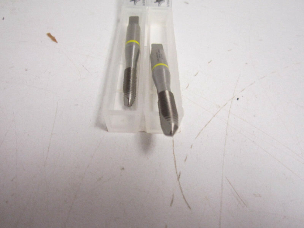 MF7 x1 UNF Vanadium HSSE 2B Yellow Band Plug Chamfer Aluminum Taps - Lot of 2 