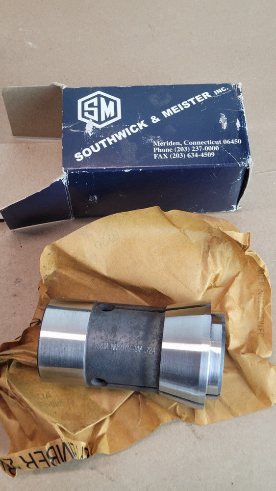 Southwick & Meister NN30TC-SM Smooth Steel Collet w/ Chamfer Size .724