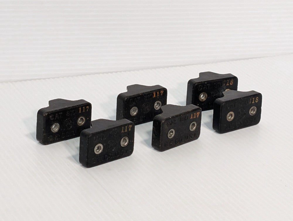 Lot of 6 General Electric 81D 117 + 81D 118 Overload Relay Heater Elements