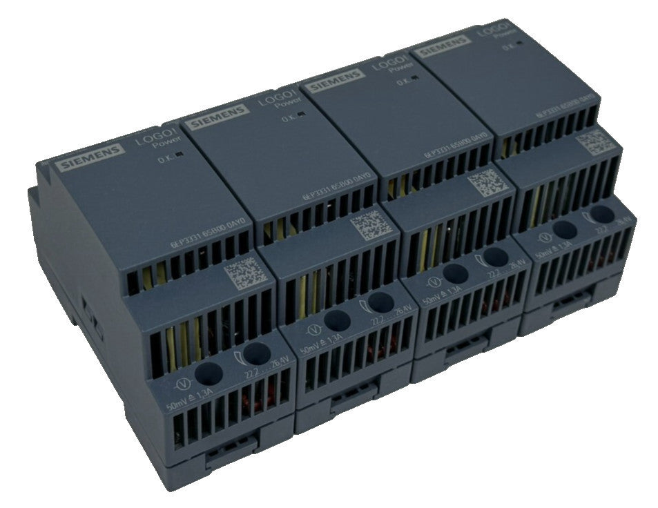 LOT OF 4 NEW SIEMENS 6EP3331-6SB00-0AY0 LOGO! POWER SUPPLIES