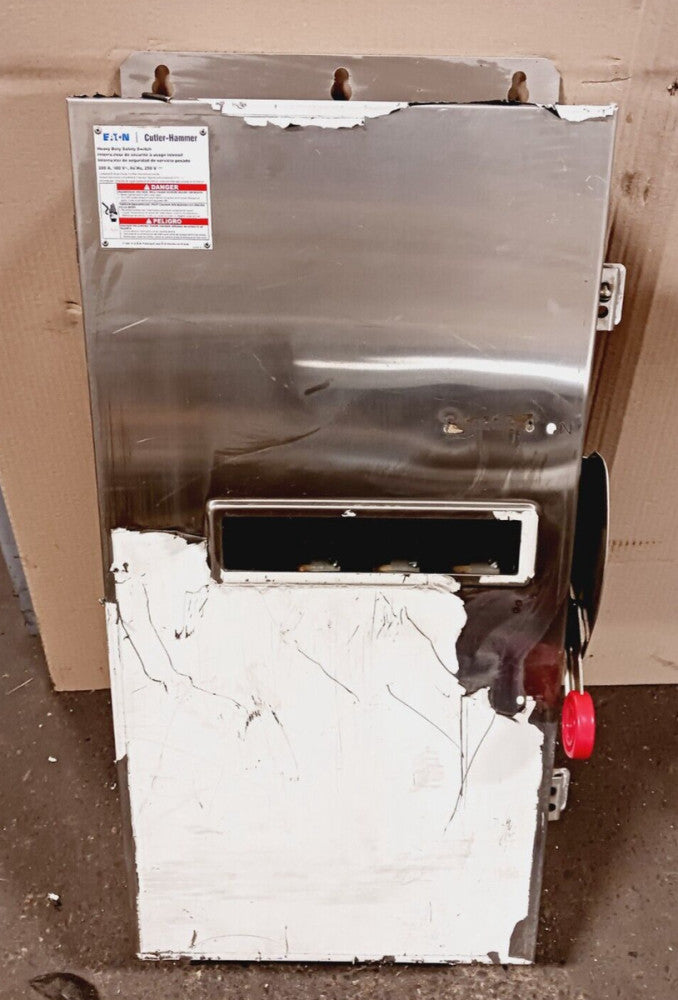 NEW EATON DH364UWKWCP 200 AMP HEAVY DUTY SAFETY SWITCH 3P 600 VAC 250 VDC 4X