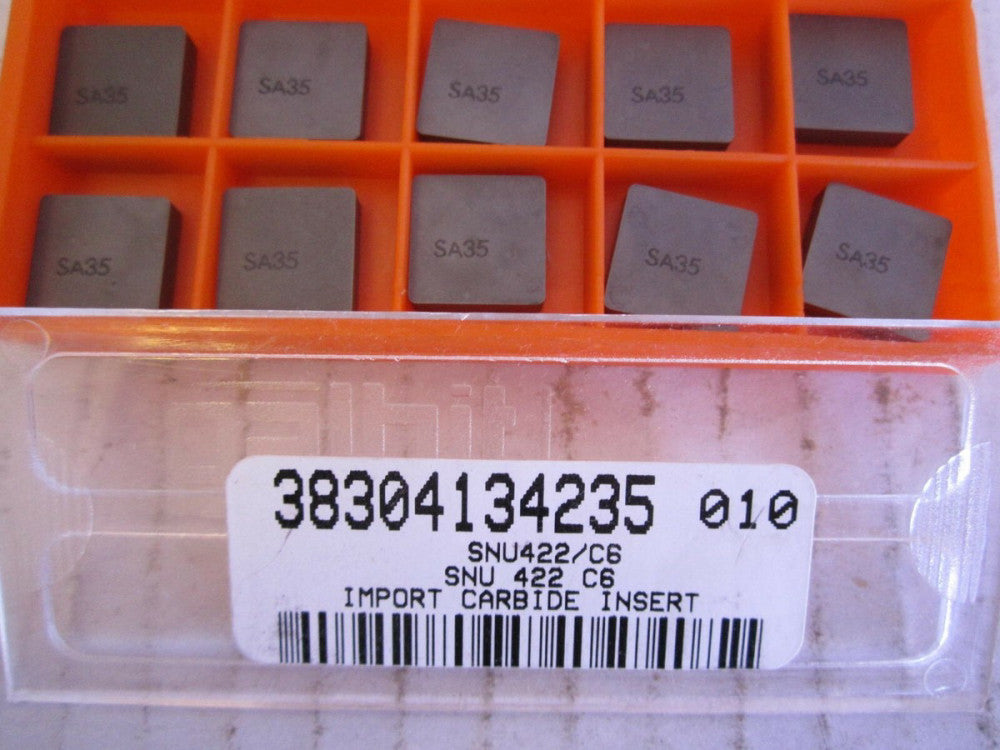 Palbit Carbide Turning Inserts Style SNU 422 C6 Pack Of 10