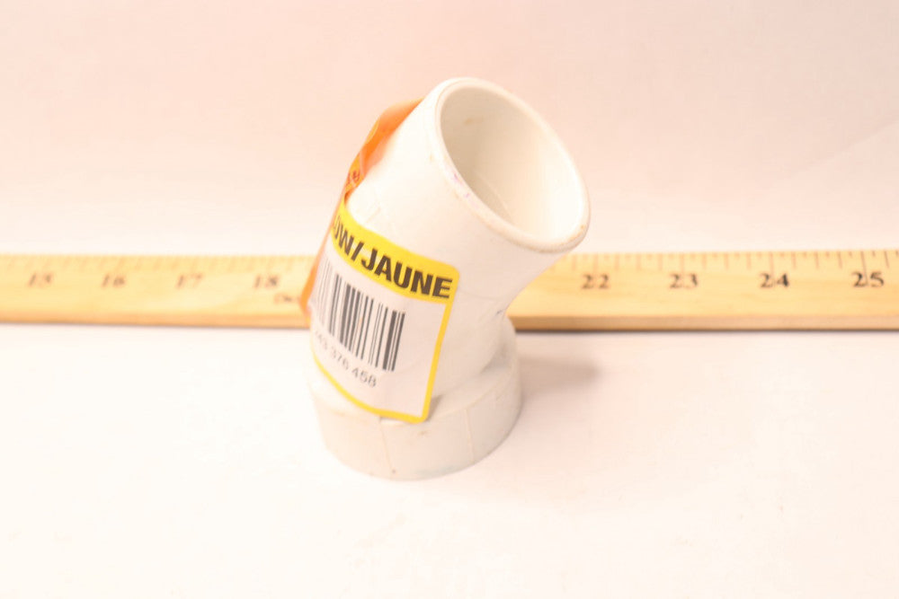 Charlotte Pipe  PVC DWV 45-Degree Street Elbow Fitting 1-1/2 in.