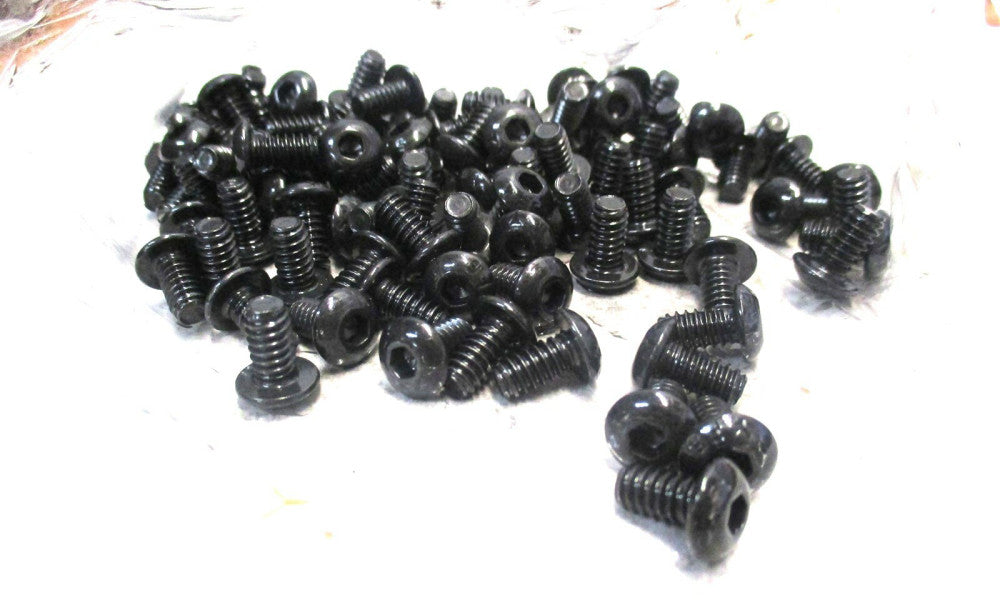 Brighton (201055) #10-24 UNC 3/8" OAL 1/8" Hex Button Cap Screw - Lot of 100
