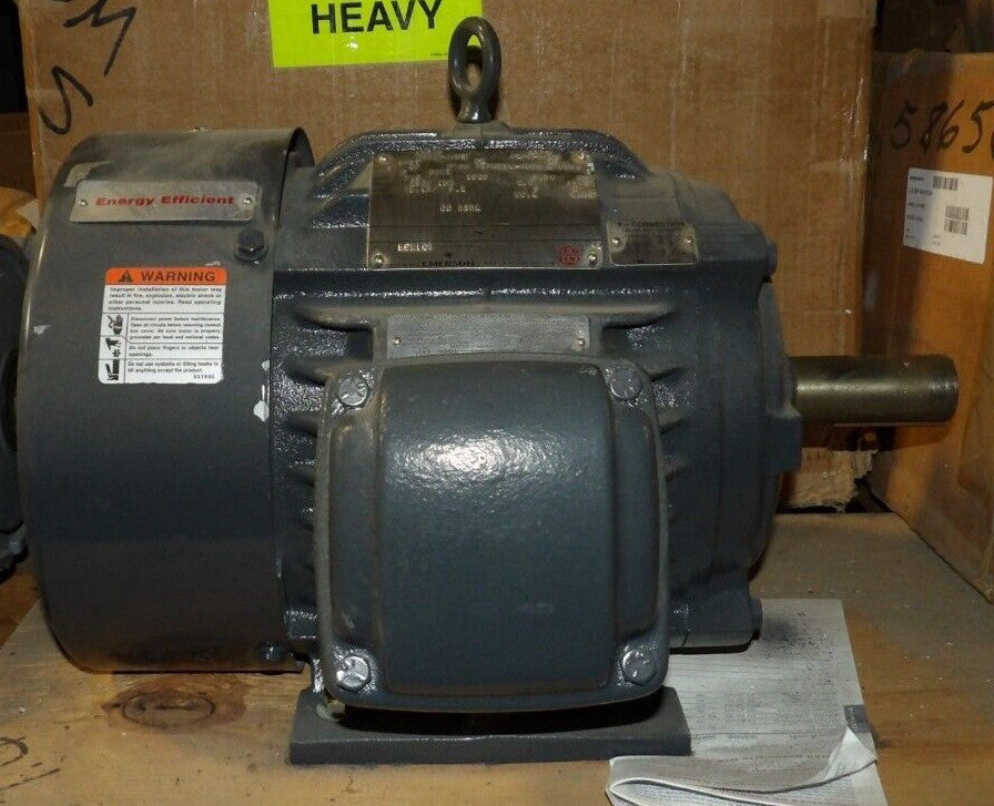 NEW EMERSON 7.5 HP AC MOTOR 230/460 VAC 3Ø 3525 RPM 213T FRAME TE X7E1B AB13