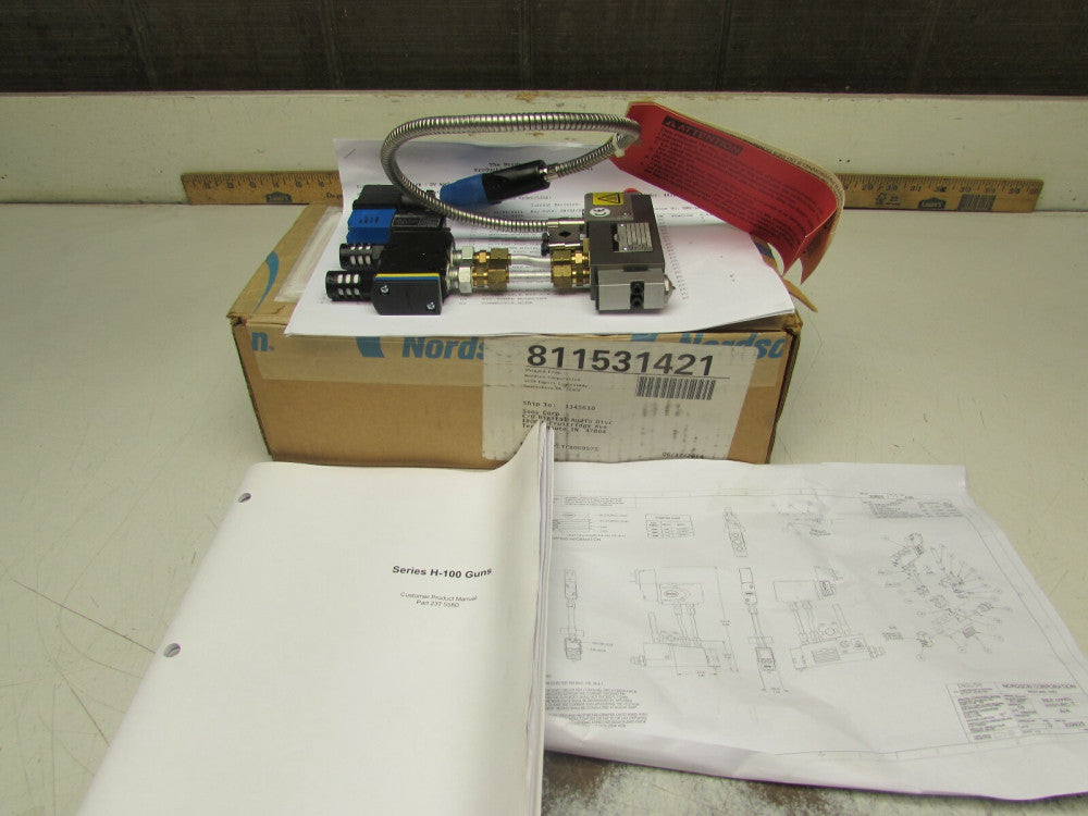 NORDSON H101-RC12-T , GLUE APPLICATOR, PT#-309886C, NEW IN BOX! MAKE OFFER!
