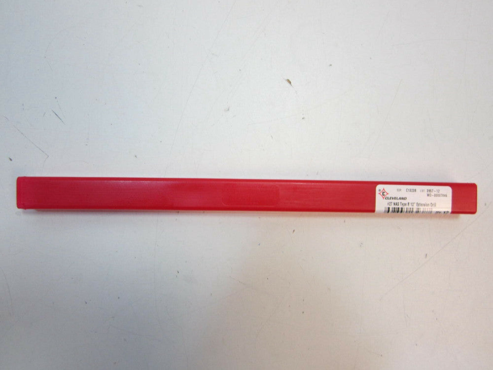 Cleveland (C13238) #27 High Speed Steel Aircraft Extension Drill Bits - Qty 12