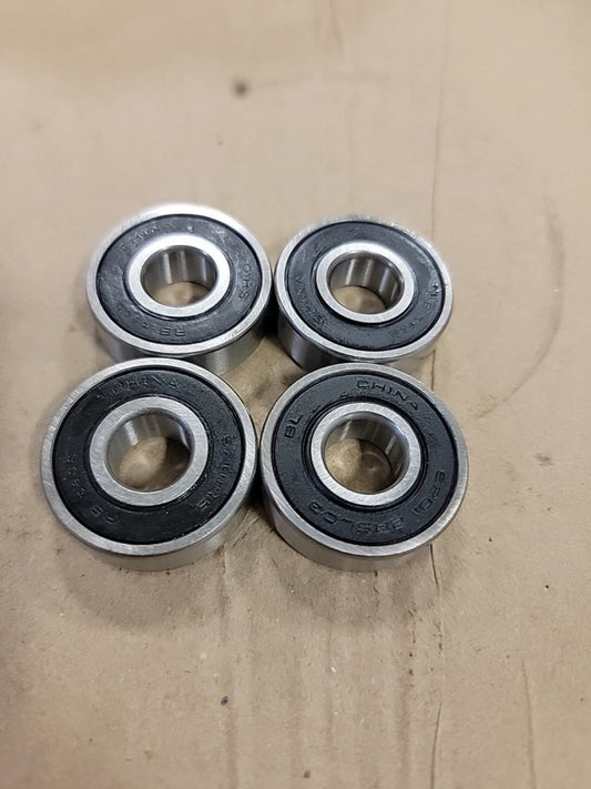 6201-2RS 6201-RS Rubber Sealed Ball Bearings Lot Of 4
