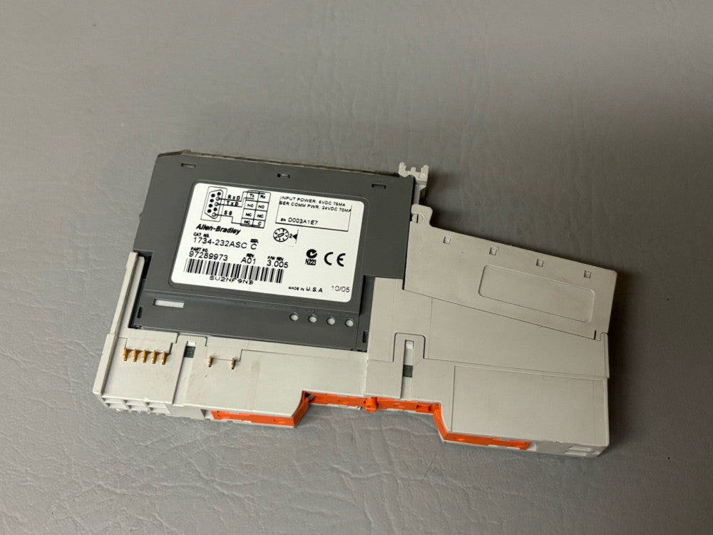 Allen Bradley 1734-232ASC Input Module With 1734-MB & 1734-RTB