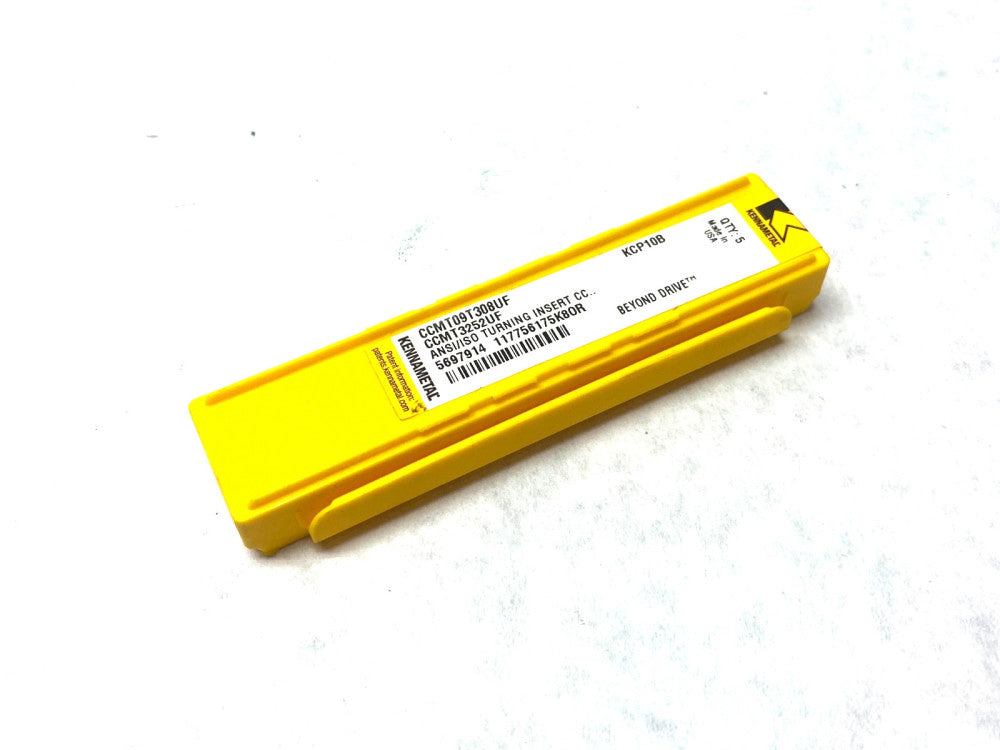 Kennametal 5697914 Screw-On CCMT-UF Inserts CCMT09T308UF PKG OF 5