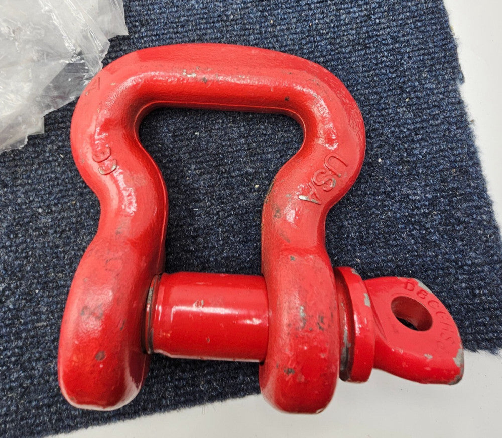 CROSBY 55KF22 Sling Shackle 12-1/2 Ton 25,000 lb Working Load Limit Alloy Steel