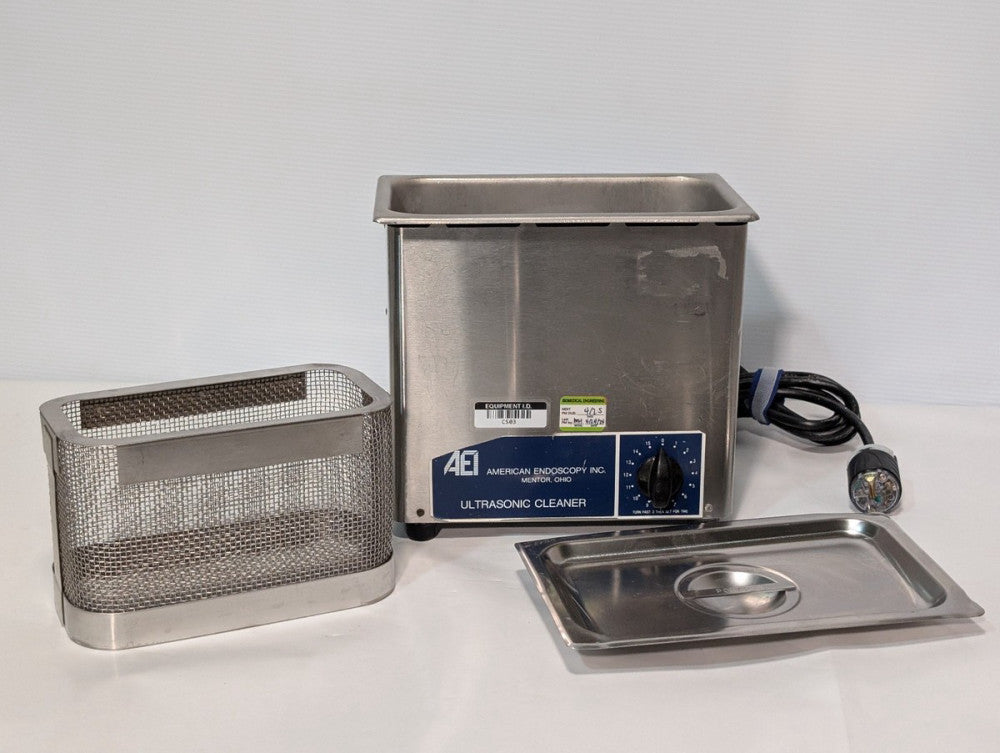AEI American Endoscopy Ultrasonic Instrument Cleaner, Medical, Lab, 105/120V