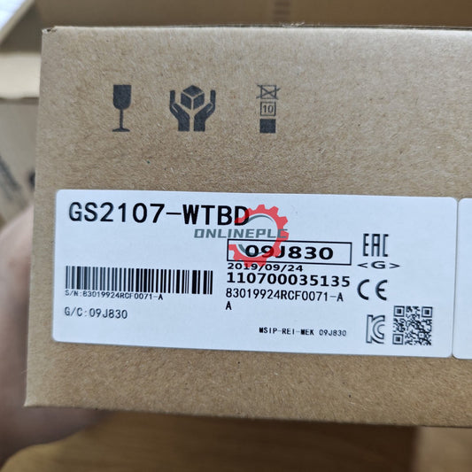 1Pcs brand new Mitsubishi GS2107-WTBD touch screen HMI GS2107WTBD Fast delivery