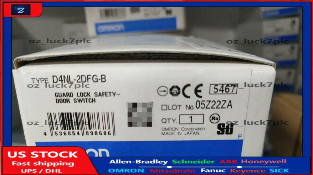 New Omron D4NL-2DFG-B Safety Door Switch D4NL2DFGB In Box Free Shipping 1PC