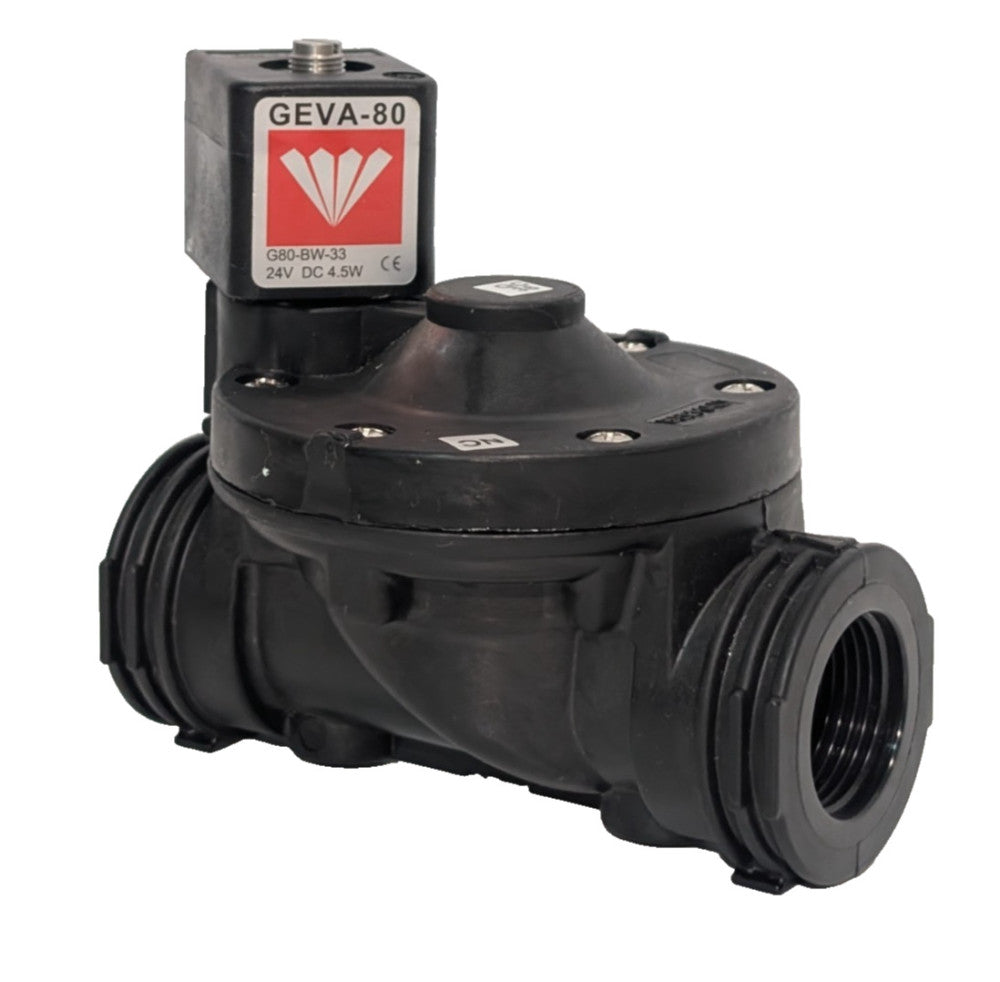 Bermad GEVA-80 G80-BW-33 24VDC, 4.5W Nylon Inline Solenoid Valve Assembly