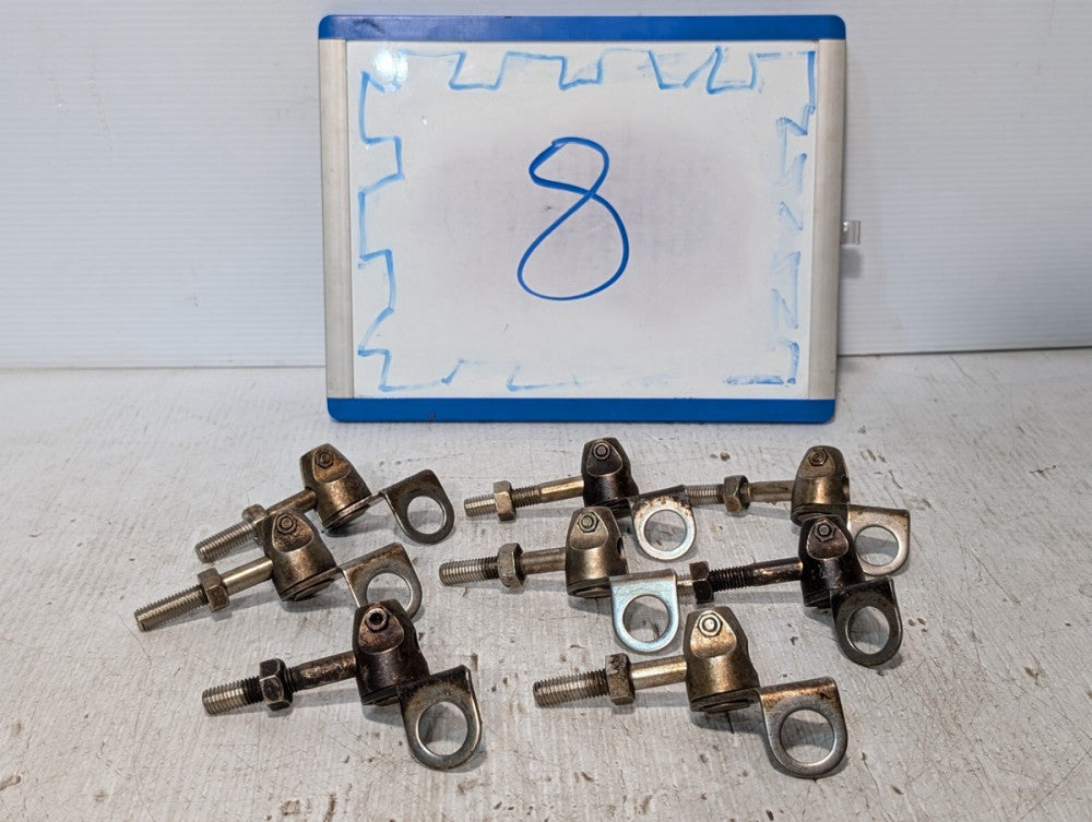 Lot of 8 Right Angle Mounting Brackets, Mounting Set