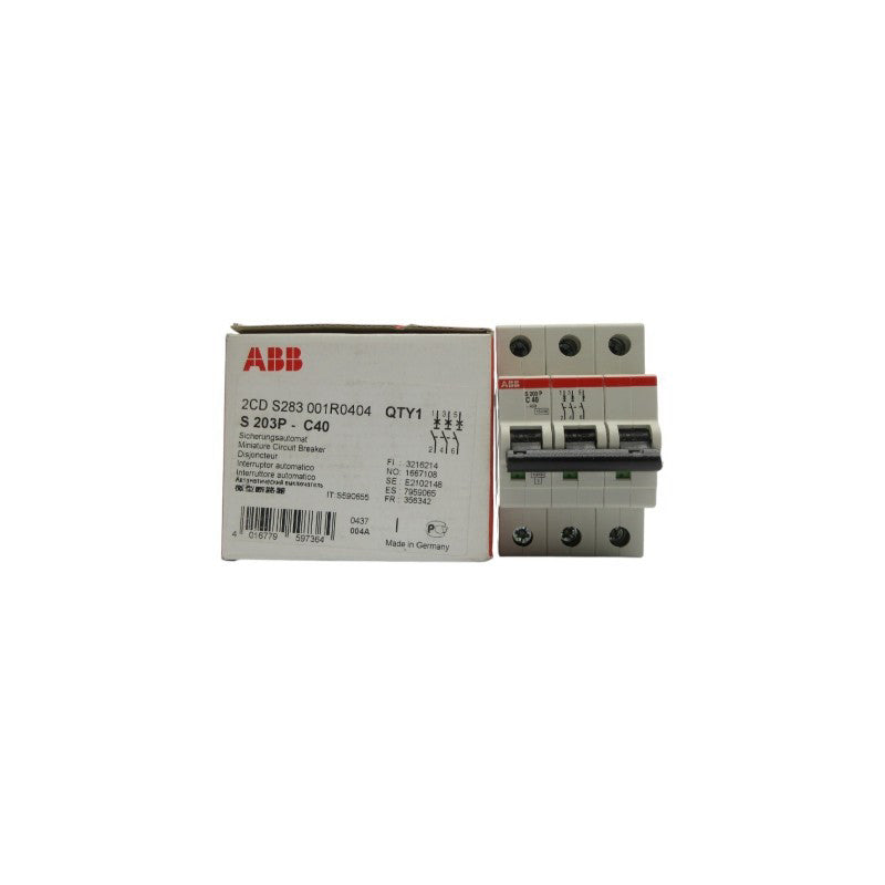 ABB 2CDS283001R0404 S203P-C40 277/480VAC 40A NSMP
