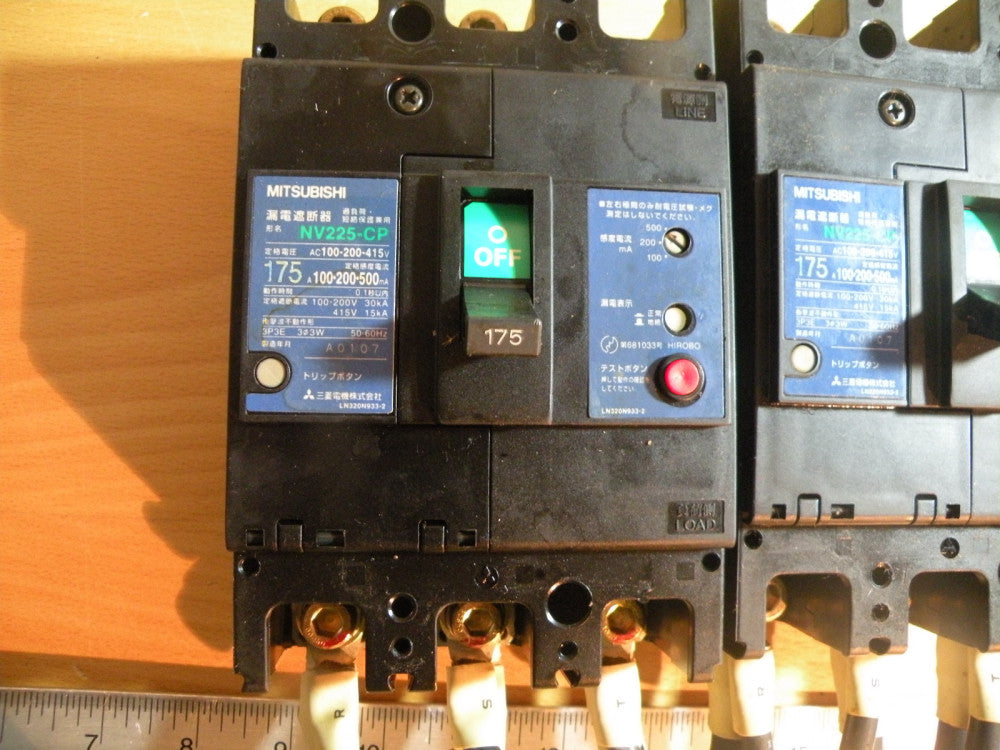 Mitsubishi NV225-CP 175 Amp Circuit Breaker