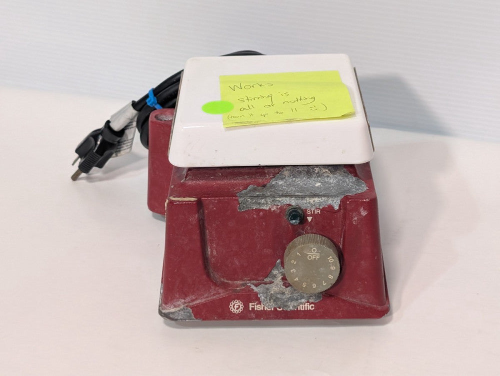 Fisher Scientific 11-500-49S Stir Plate, Stirring Issue: either all or nothing