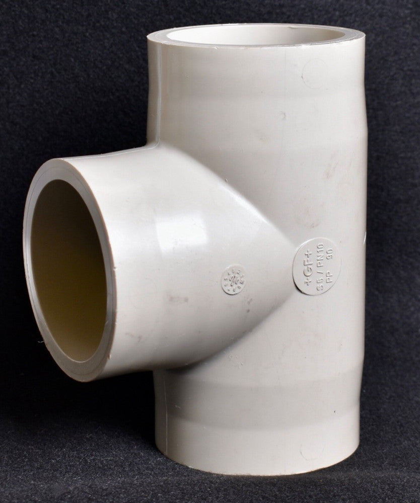 Georg Fischer 90mm 3" Tee MET Butt Fusion d90 S5/PN10 PP 90  727.208.513