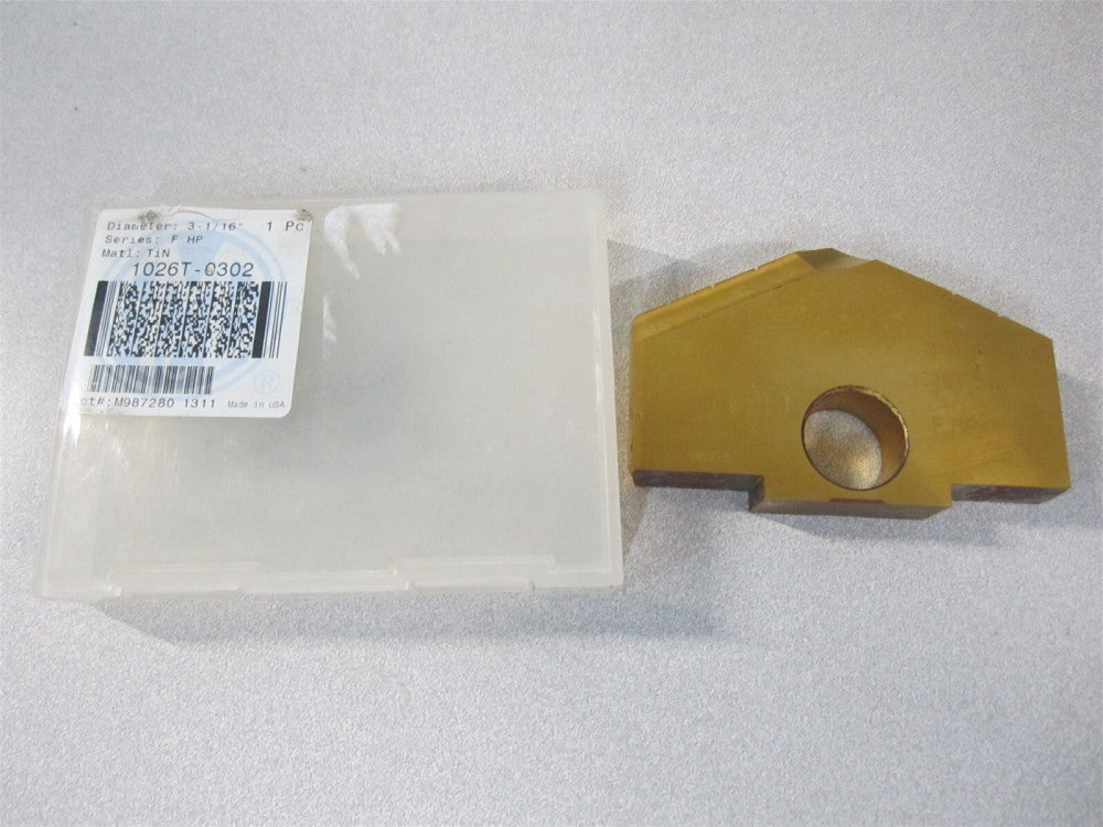 Allied Machine (1026T-0302) 3-1/16" Seat Size F HSS Spade Drill Insert