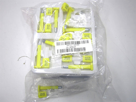 (L3000 L YELLOW50) 5/16" x 2-9/16" Yellow Bolt Seals - Pack of 50 