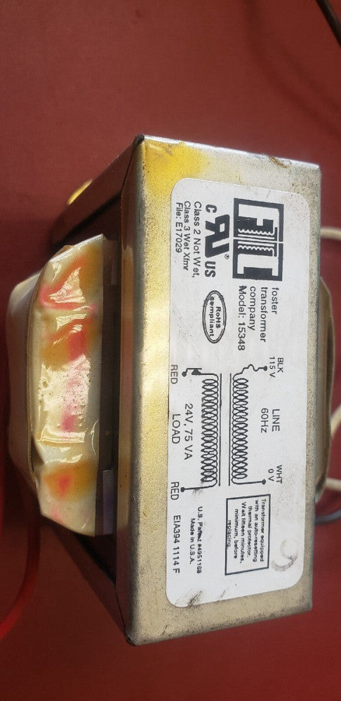 NEW Foster Transformer company 15348 115 V, 60 Hz Input to 24 V @ 3.125 A