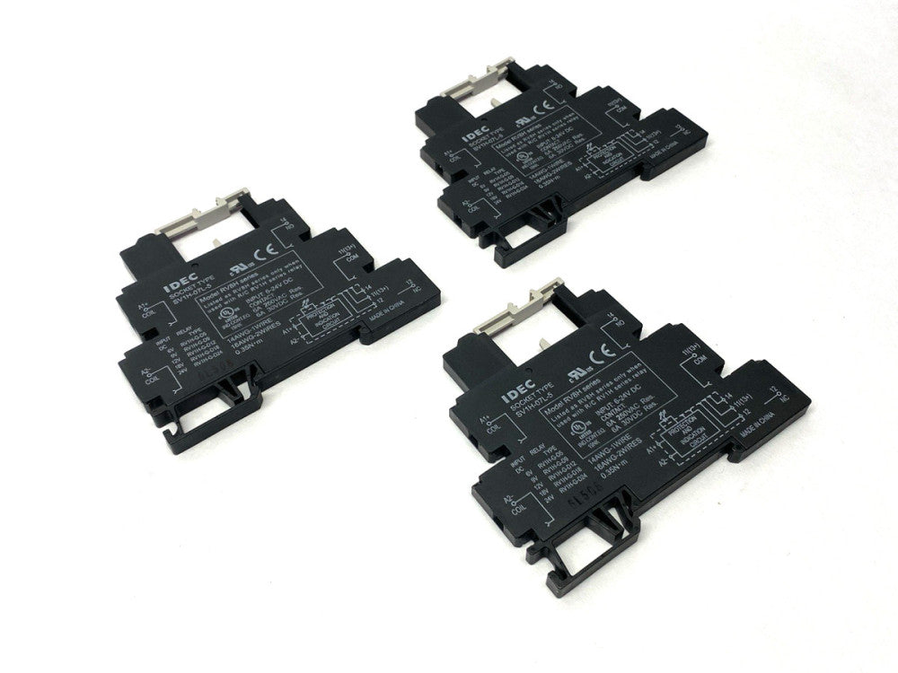 Idec SV1H-07L-5 Socket Type Interface Relay LOT OF 3