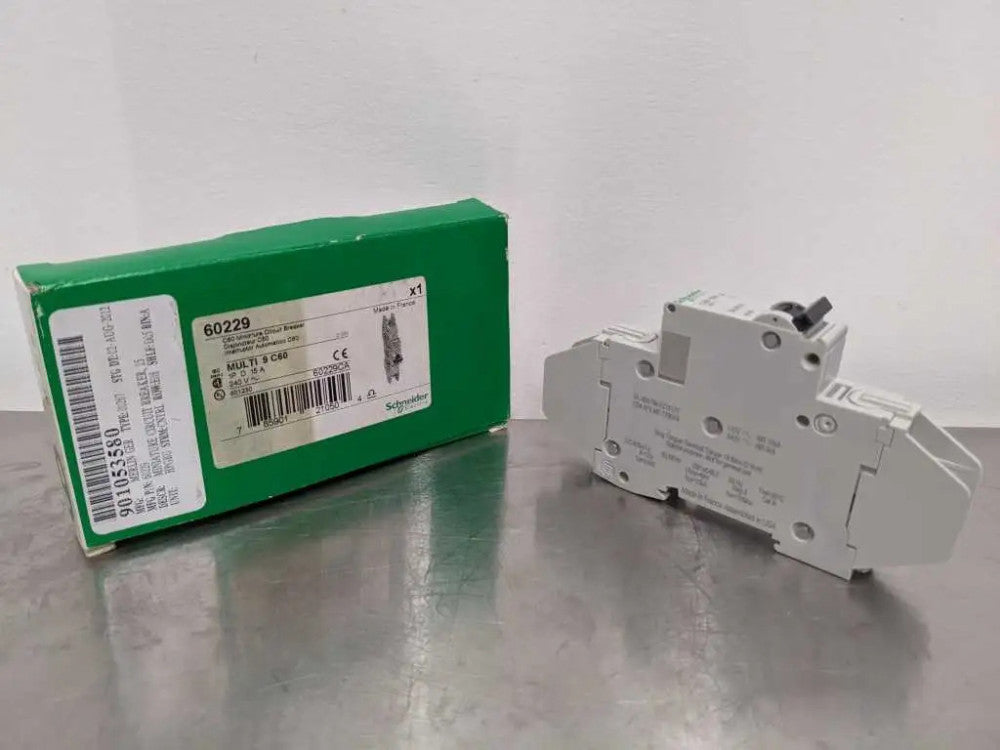 Schneider Electric 60229 Miniature Circuit Breaker 15A Multi9 C60 15A 240V 1 Pol