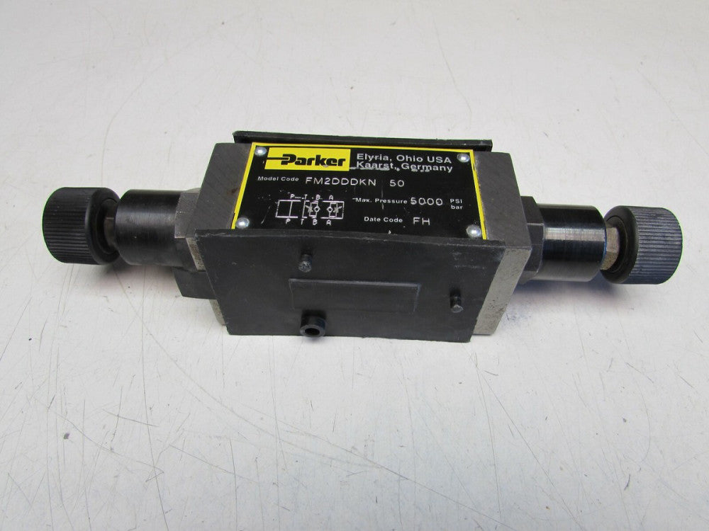 PARKER FM2DDDKN 50 , HYDRAULIC  VALVE,   5000 psi , N/NIB! MAKE OFFER! FM2DDDKN