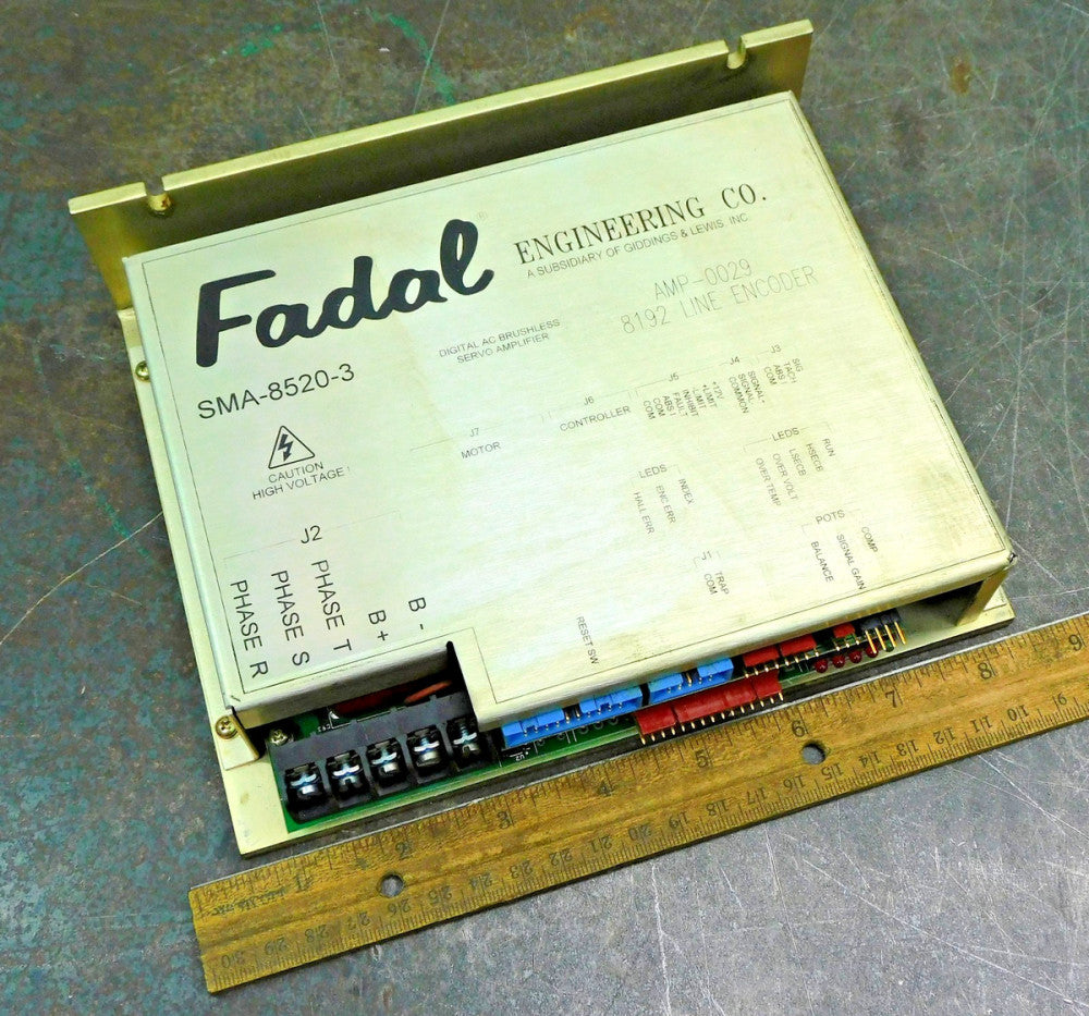 Fadal Engineering SMA-8520-3 Servo Amplifier 8192 Line Encoder