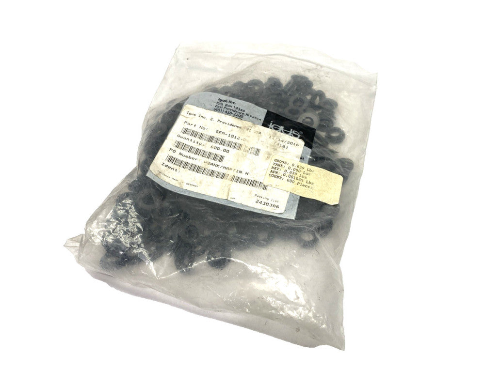 Igus GFM-1012-06 Flanged Plastic Bearing 10mm ID 12mm OD 6mm Wide ABOUT 350