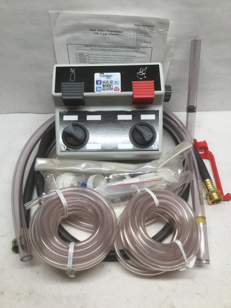 ENVIRO Solutions DUAL select Proportioner W/ E-Gap Eductors 4.73 L / 1.25 G