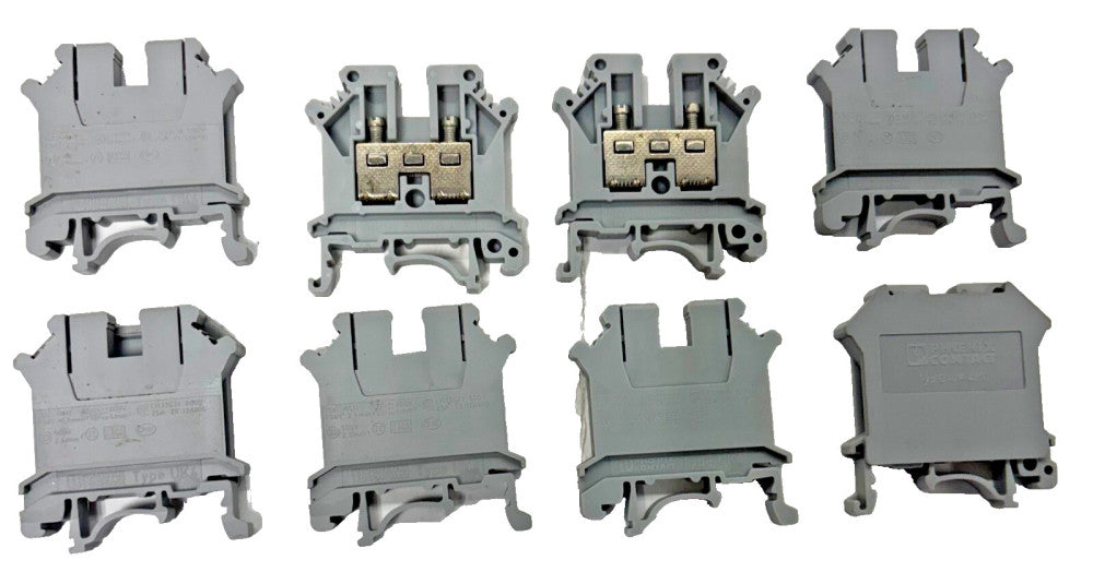 PHOENIX CONTACT TERMINAL BLOCKS LOT OF 8 TYPE UK4  800V