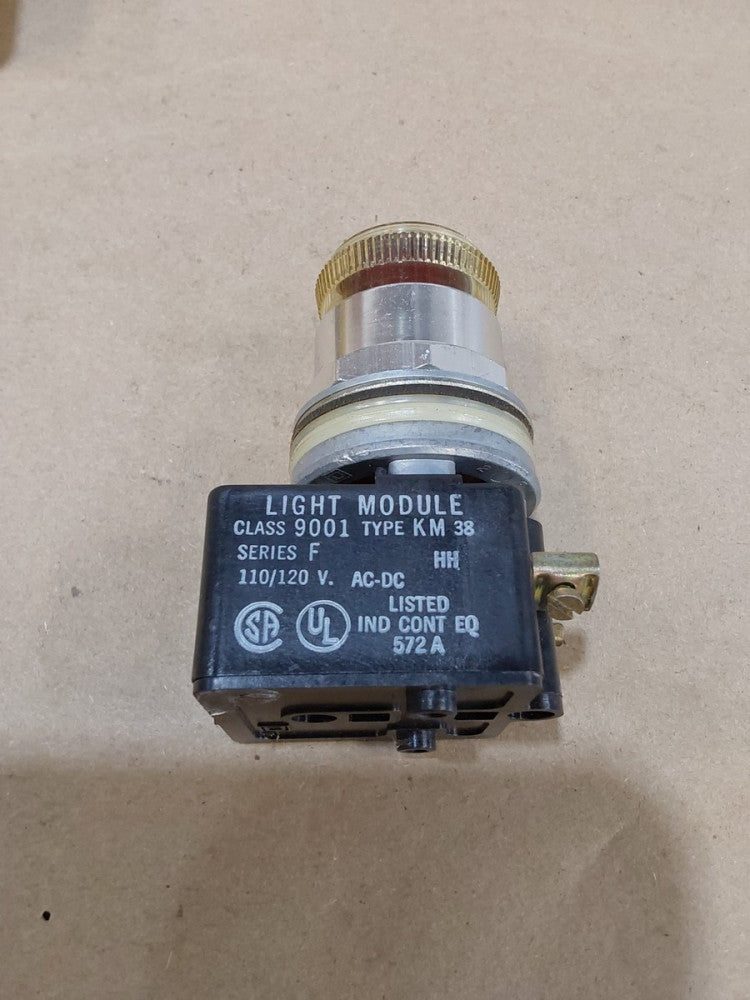New open box Square D Class 9001 red stop switch #K1L-38 Ser F