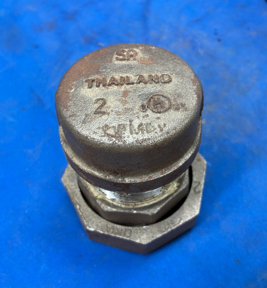 UNBRANDED SA/FM 2" IRON HEX COMPRESSION COUPLING 500 PSI CLASS 150
