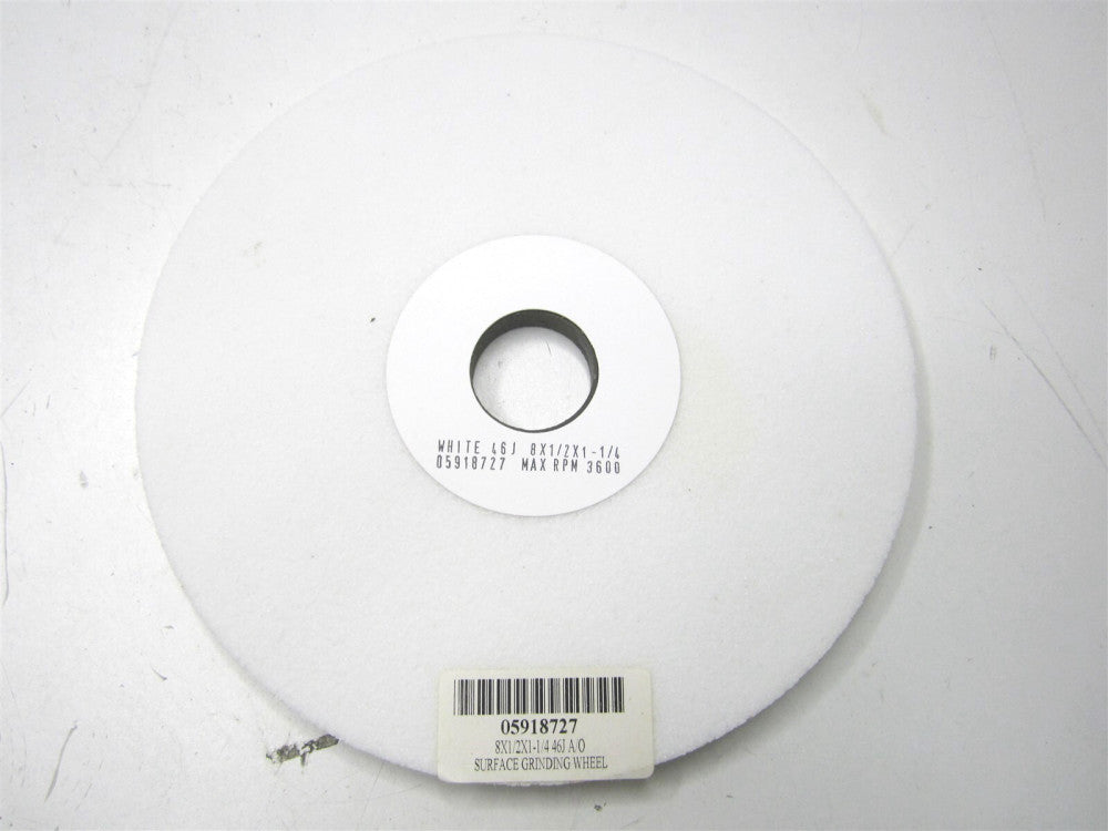 Grier Abrasives (05918727) 8" 1/2" 1-1/4" Arbor, 46 Grit Grinding Wheel 