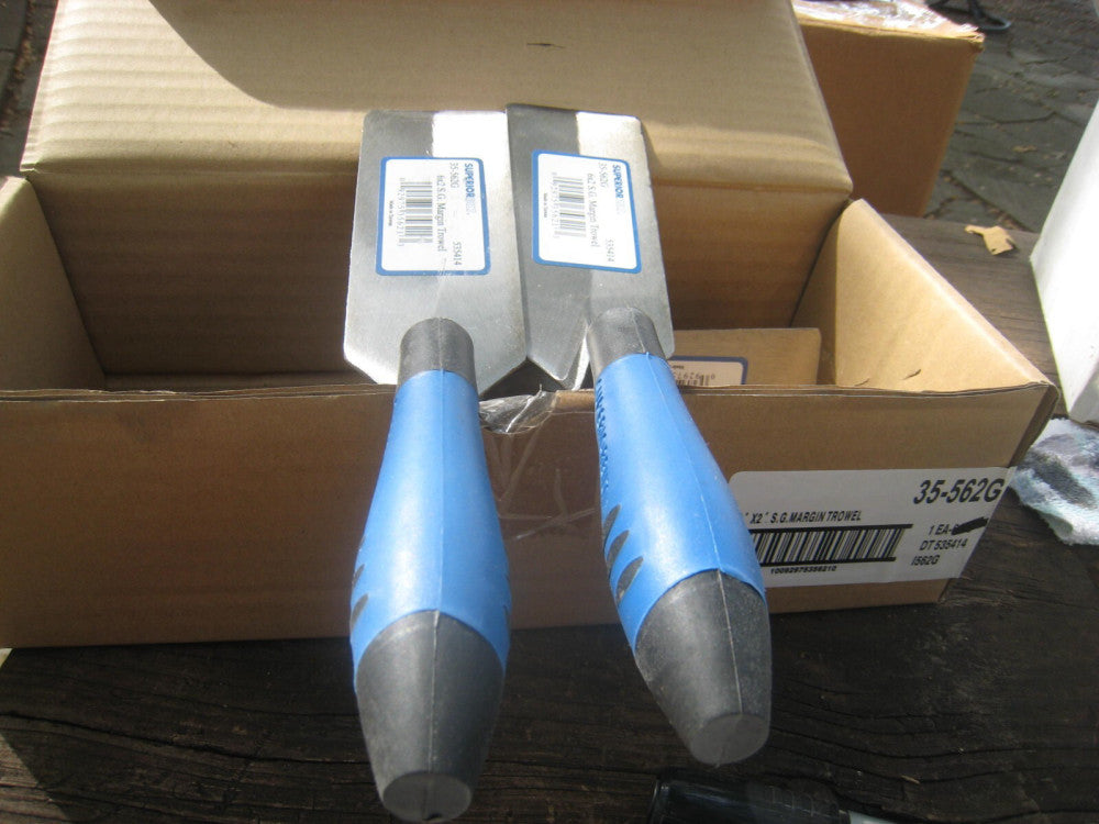 2 yes 2 SuperiorBilt ProBilt Series 6 in. x 2 in. Margin Trowel 35-562G #535414