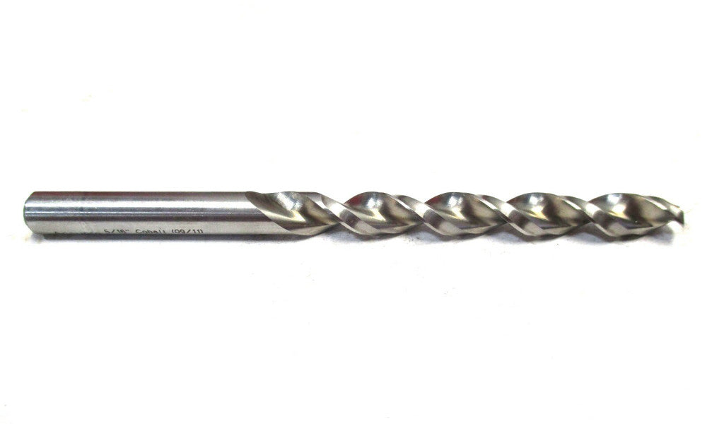 NEW 5/16 x 5/16 x 2-15/16 x 4-19/32 130° RH Cobalt Parabolic Flute Jobber Drill