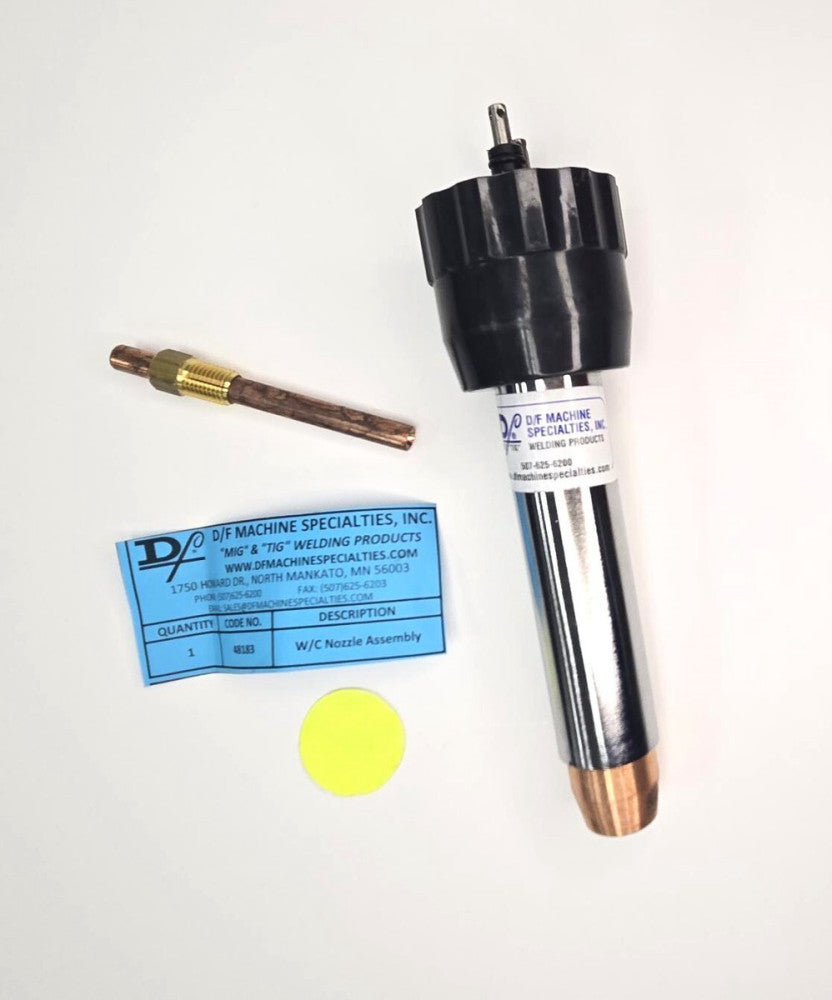 D/F WATER-COOLED BIG TIG MACHINE TORCH CODE # 48183 STRAIGHT N & LPN