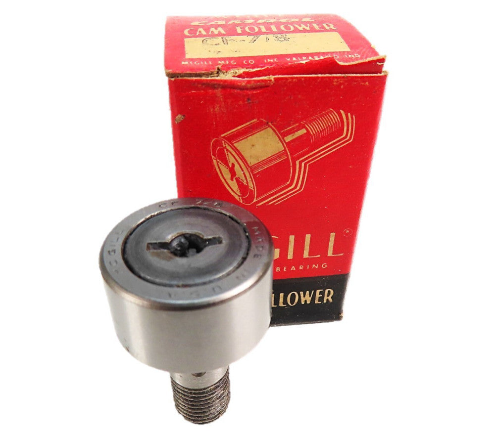 McGill CF-7/8 Cam Follower .875" Dia x .50" W x .375" Stud  NEW IN BOX