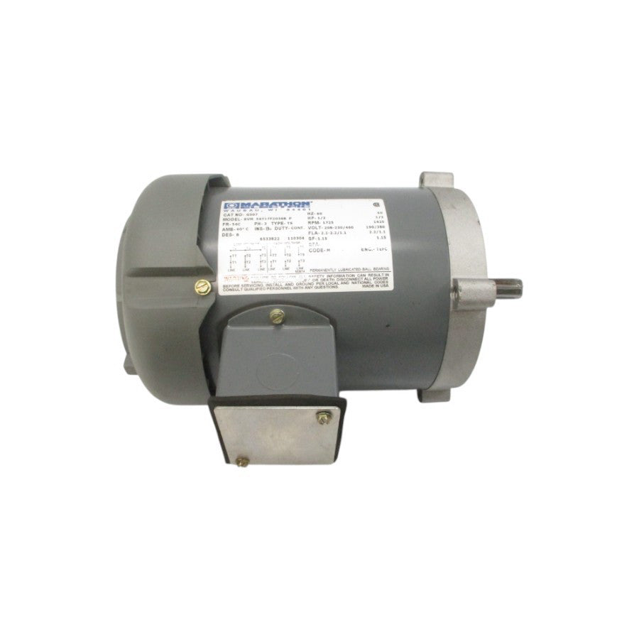 MARATHON ELECTRIC G507 56T17F2036B 208-230/460V 2.1-2.2/1.1A NSNP