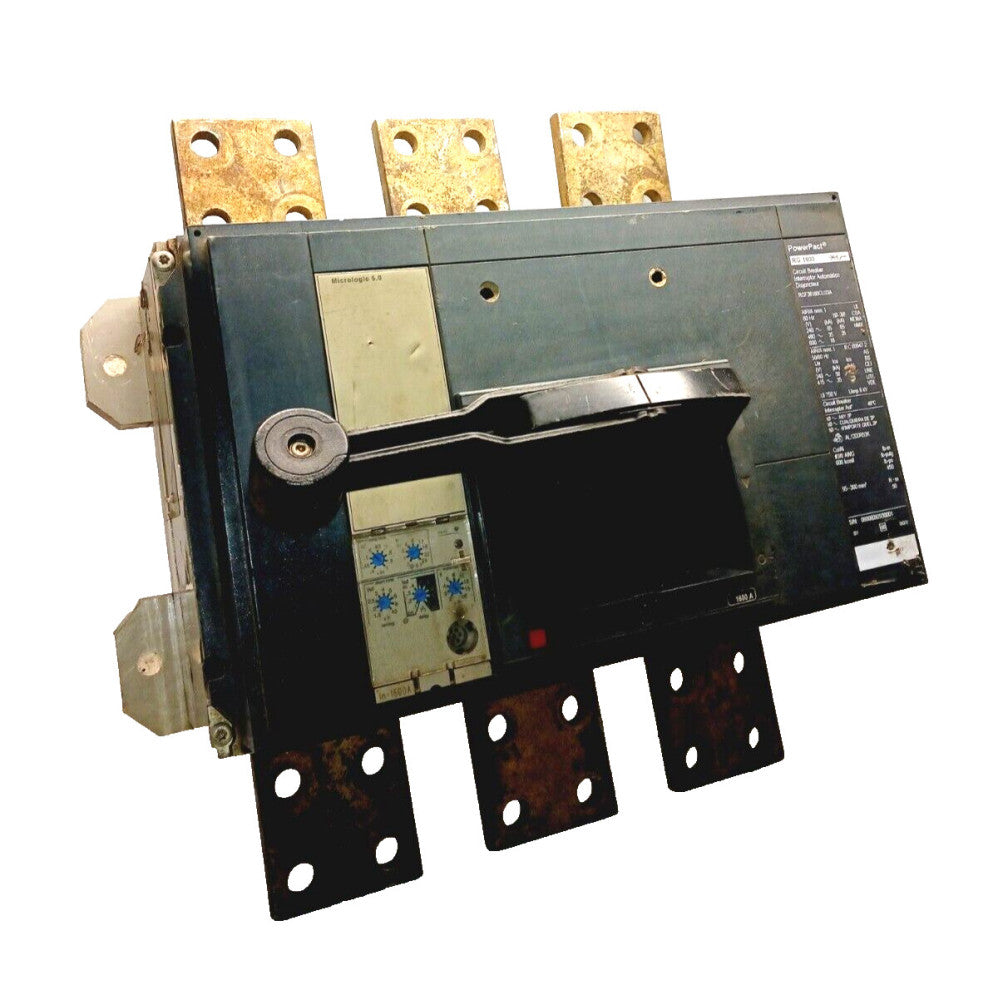 Square D 1600 Amp PowerPact Circuit Breaker 3P 600 VAC  RGF36160CU33A