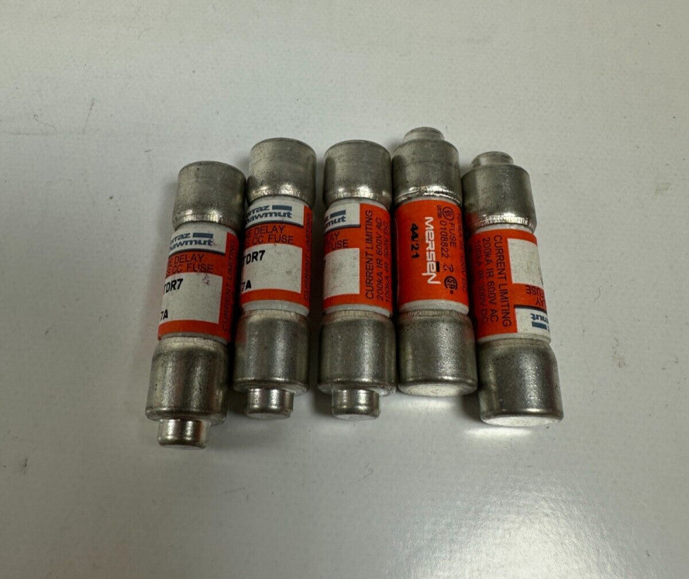 Mersen ATDR-7 7A-600VAC Class CC Time-Delay Fuse (Lot of 5) New Fast Ship