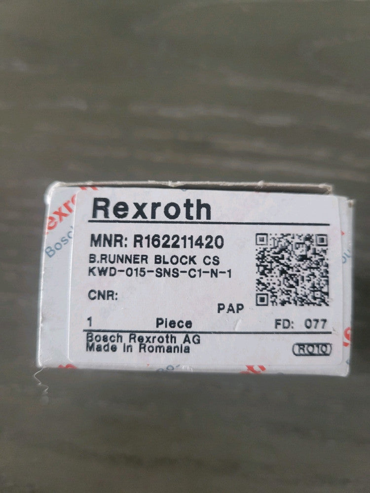 NEW IN BOX! Rexroth R162211420 Linear Guide Slider.FREE SHIPPING!USA SELLER!  Z7