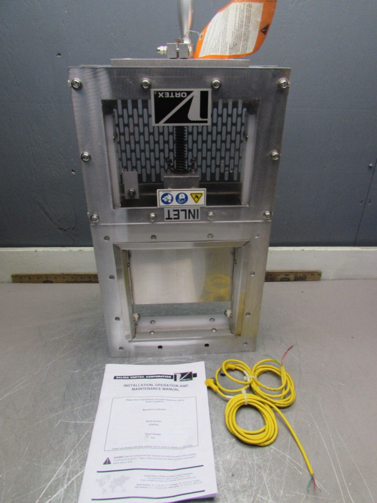 NEW! SALINA VORTEX SHC09TV1-E68907 , 8" HAND OPERATED GATE VALVE, MAKE OFFER!