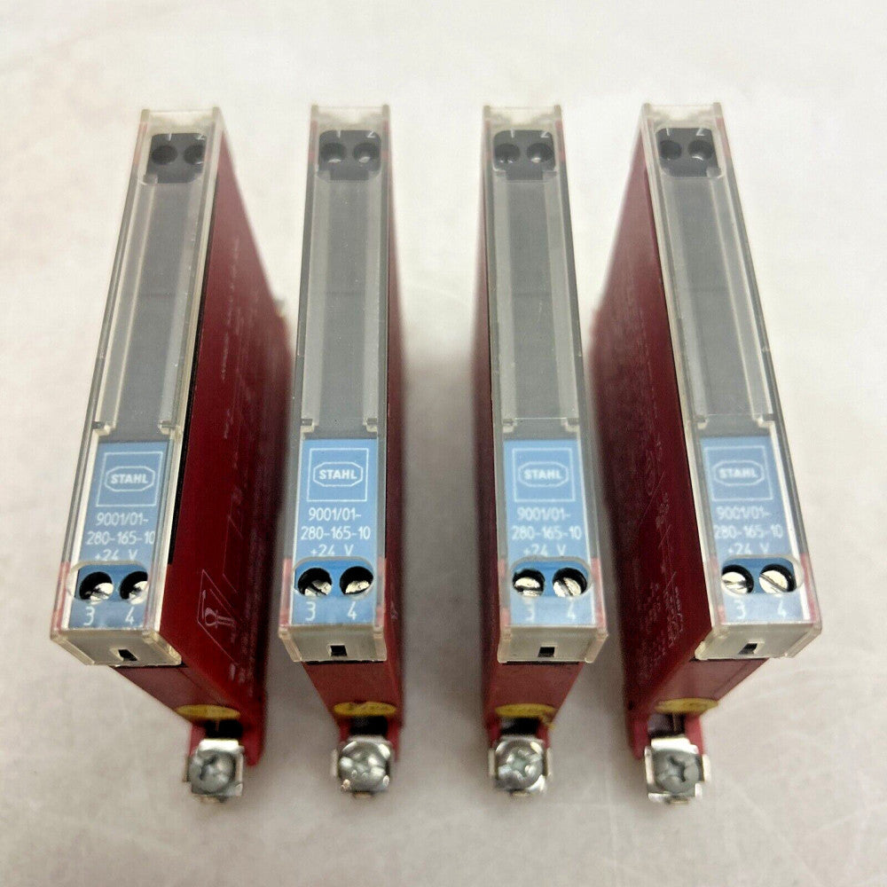 4 Pack Stahl Intrinspak 9001/01-280-165-10 Safety Barrier Used