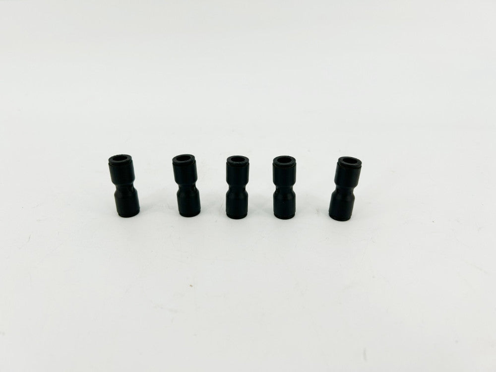 Lot of 5 New Lawson 86781 Unions, 1/4" Tube OD, Glass Reinforced Nylon, 290PSI