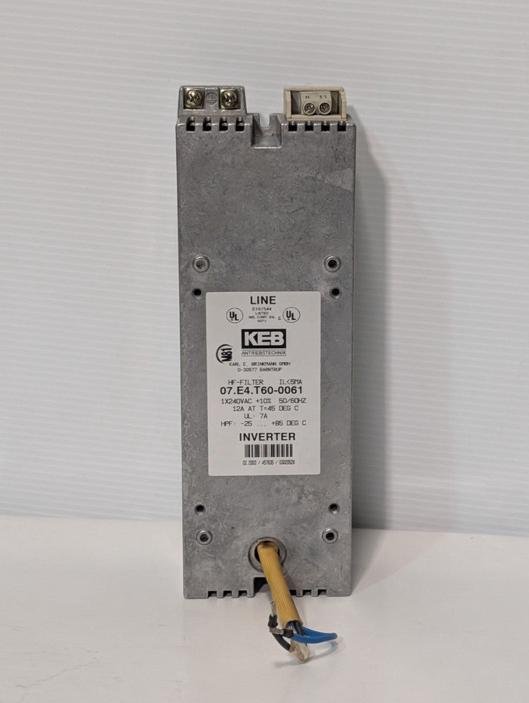 KEB 07.E4.T60-0061 HF-Filter Combiline EMC Filter Frequency Inverter